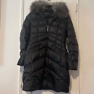 Dawn Levy Fur Trim Coat